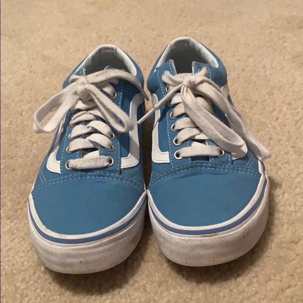 Blue old skool vans size 9